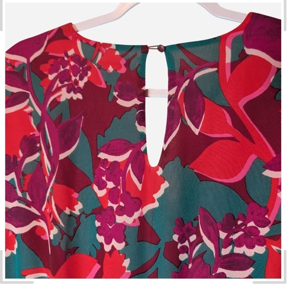 Pre-owned Floral V-Neck Maxi Dress - Multicolor - Picture 9 of 12